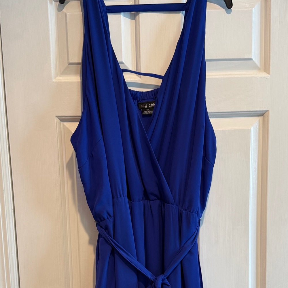 City Chic Royal Blue High Low Dress